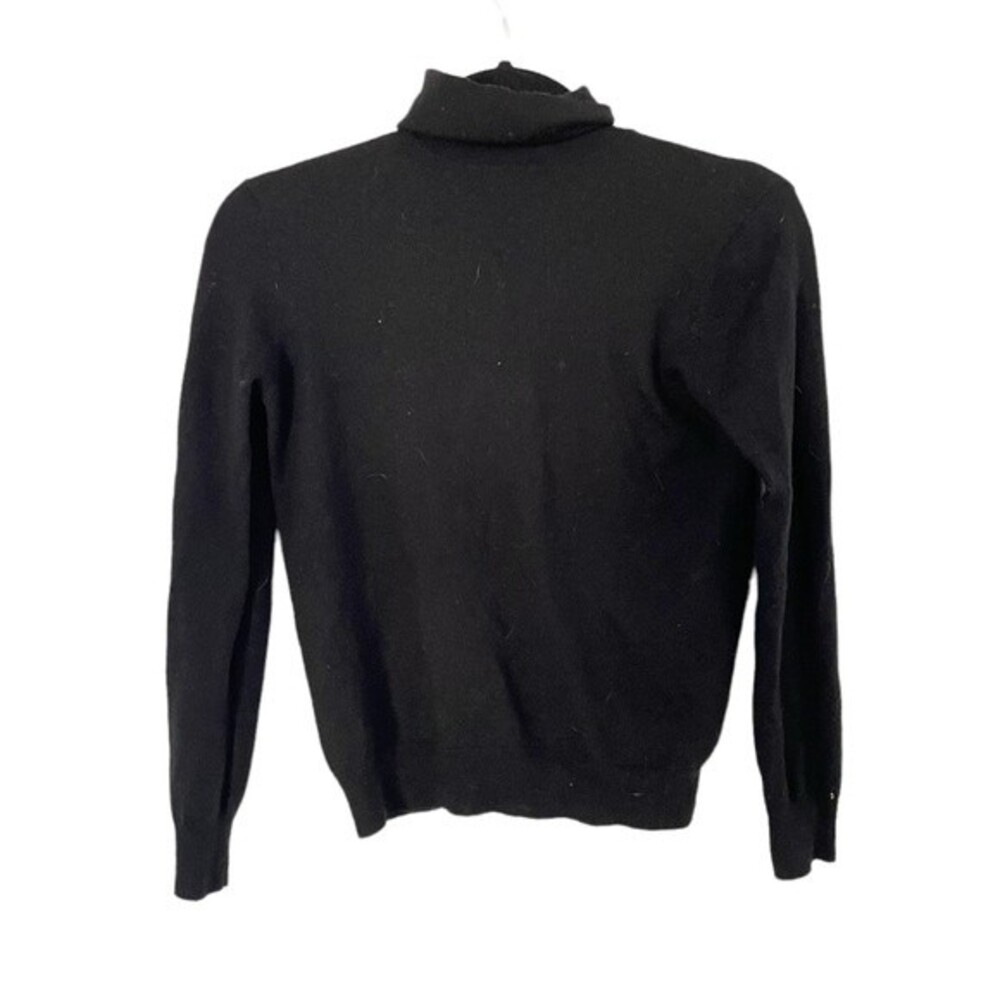 Express sweater womens black merino wool turtleneck sweater medium